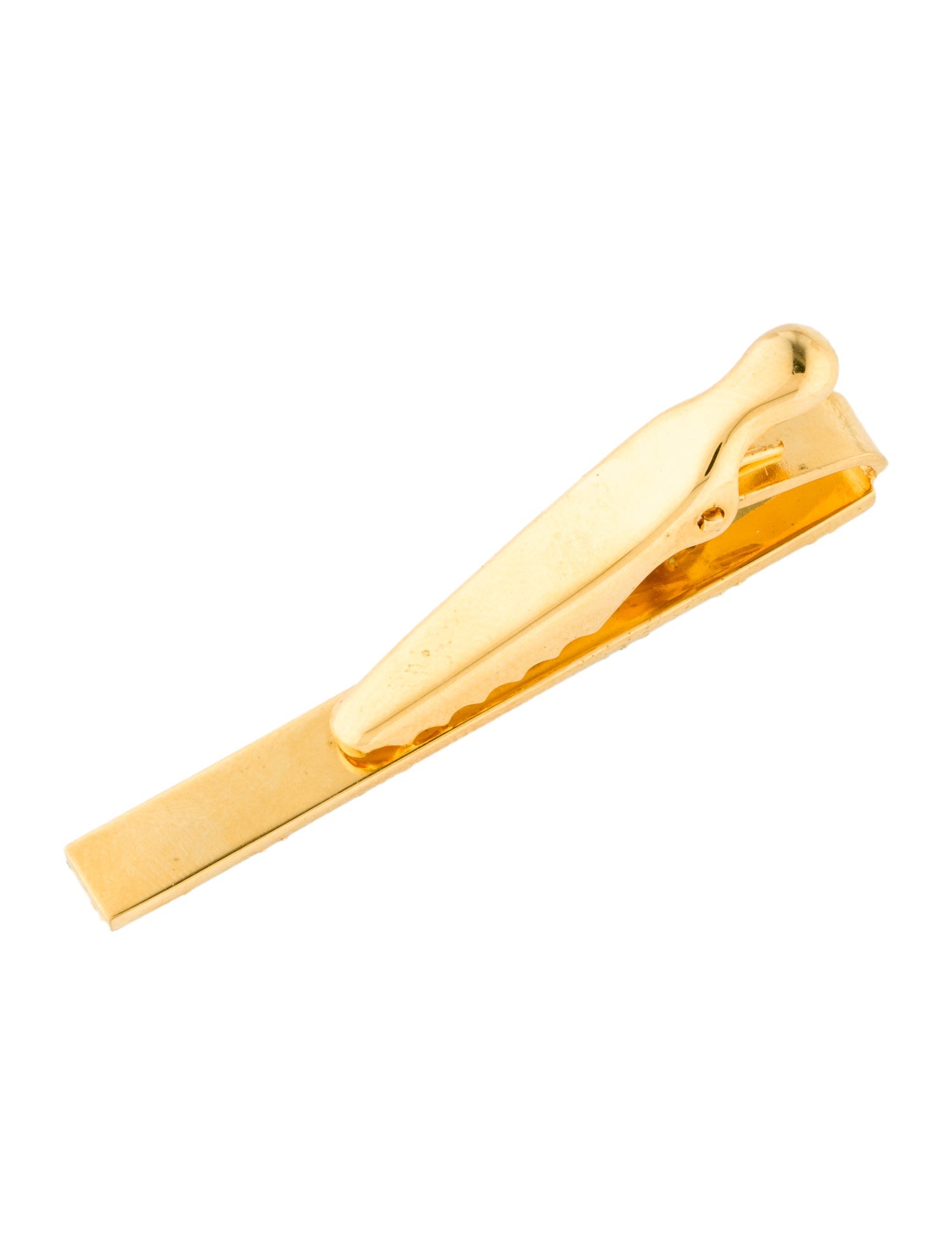 Christian Dior Vintage Two-Tone Logo Tie Clip